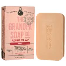 Grandpa's Rose Clay Bar Soap 4.25 oz-UNAVAILABLE