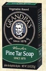 Grandpa's Pine Tar Soap Medium Size 3.25 oz