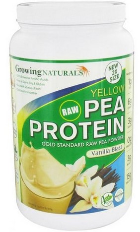 Growing Naturals - Pea Protein Powder Vanilla 2 lb
