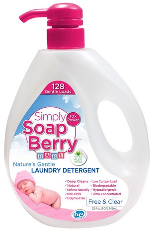 Growing Naturals - Simply Soapberry Baby Laundry Detergent 32 oz