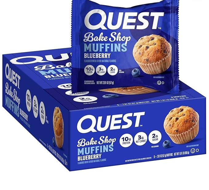 Quest Bake Shop Muffins Blueberry 8/pk 