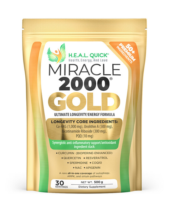 H.E.A.L Quick Miracle 2000 Gold 30 Servings 570g