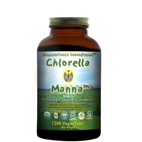 Health Force - Chlorella Manna 1200 count VeganTabs