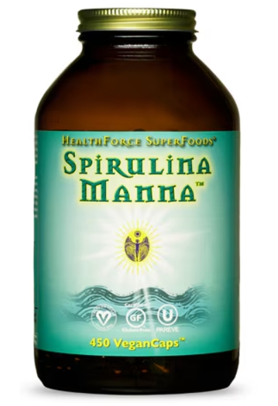 Health Force - Spirulina Manna 450 count VeganCaps