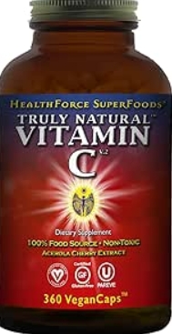 Health Force - Truly Natural Vitamin C 360 count VeganCaps