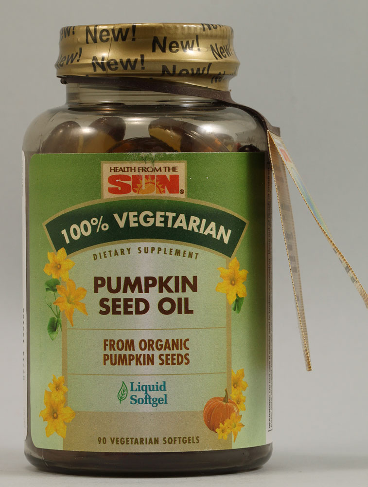 Health from the Sun - 100% Vegetarian Pumpkin Seed Oil 90 ct softgels
