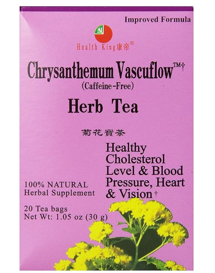 Health King Chrysanthemum Vascuflow Tea 20 Bag