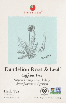 Health King Dandelion Root & Leaf Herb Tea 20 Bag