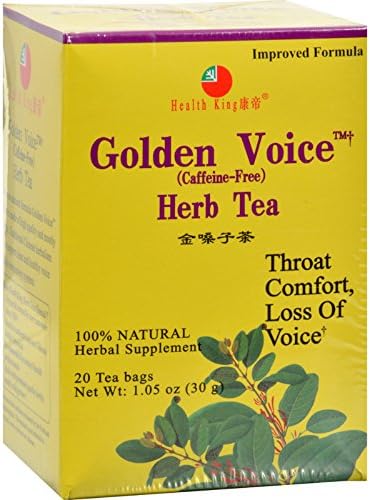 Health King Golden Voice  Caffeine Free 20 Bag