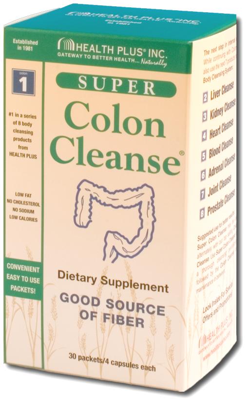 Health Plus Super Colon Cleanse (4 Caps/Pkt) 30 Pkts-OUT OF STOCK