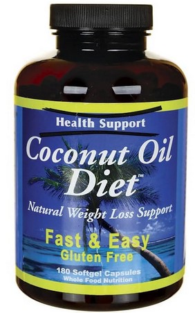 Health Support Coconut Oil Diet 180Softgel