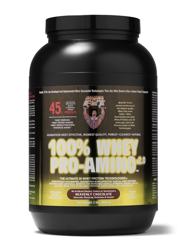 Healthy N Fit - 100% Whey Pro-Amino Vanilla 2 lb. Powder     TEMPORARILY UNAVAILABLE