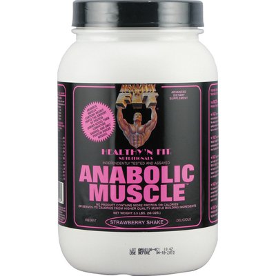 Healthy N Fit - Anabolic Muscle Strawberry 3.5 lb. Powder     TEMPORARILY UNAVAILABLE