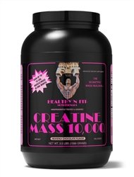 Healthy N Fit - Creatine Mass 10,000 Chocolate 3.5 lb Powder     TEMPORARILY UNAVAILABLE