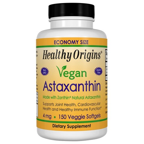 Healthy Organics Astaxanthin 4mg (Zanthin) 150 Cap Vegi