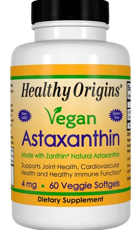 Healthy Organics Astaxanthin 4mg (Zanthin) 60 Cap Vegi