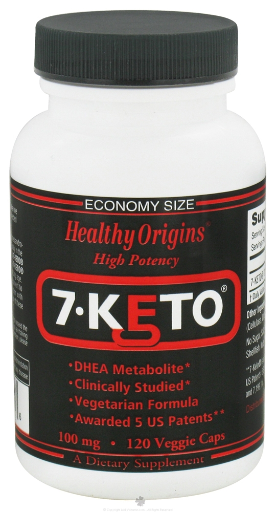 Healthy Origins 7-Keto 100mg 120 Vegicaps