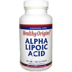 Healthy Origins Alpha Lipoic Acid 300mg 150 Capsules