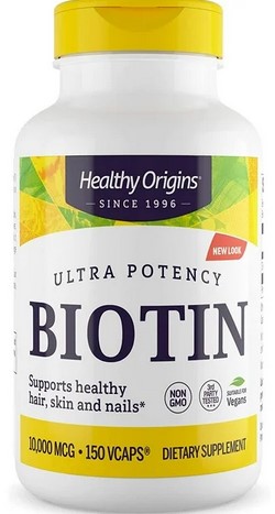 Healthy Origins Biotin 10,000 MCG 150 CAP VEGI