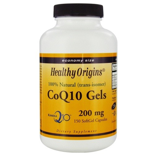 Healthy Origins CoQ10 200mg (Kaneka Q10) 150 Softgel