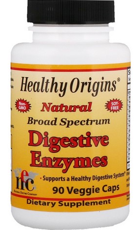 Healthy Origins Digestive Enzymes Broad Spectrum 90caps