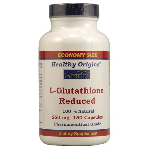 Healthy Origins L-Glutathione (Natural) 250mg 150 Capsules