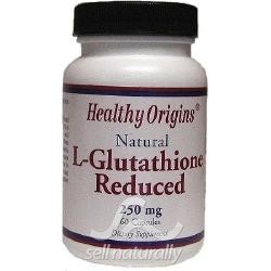Healthy Origins L-Glutathione (Natural) 250mg 60 Capsules