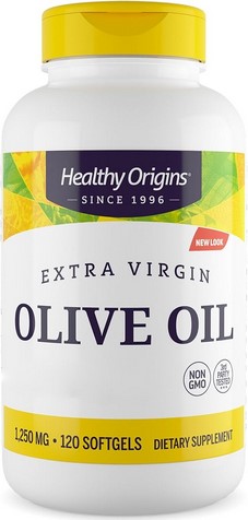 Healthy Origins - Olive Oil Extra Virgin 1250MG 120 softgels