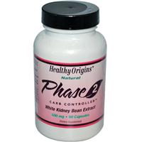 Healthy Origins Phase 2 (White Kidney Bean Extract) 500mg 90 Capsules
