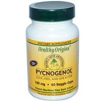 Healthy Origins Pycnogenol 100mg 60 Vegicaps