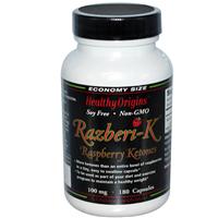 Healthy Origins Razberi K Raspberry Ketones 100mg 180 caps
