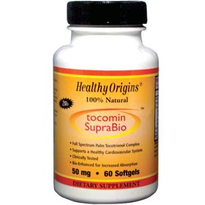 Healthy Origins Tocomin SupraBio (Tocotrienols) 50mg 60 Softgel