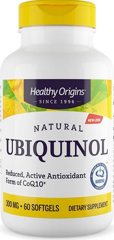 Healthy Origins Ubiquinol,300Mg 60 Sgel