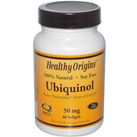 Healthy Origins Ubiquinol 50mg Soy Free Non-GMO 60 Softgel