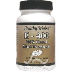 Healthy Origins Vitamin E-400 IU (Natural) Mixed Toco 90 Softgel