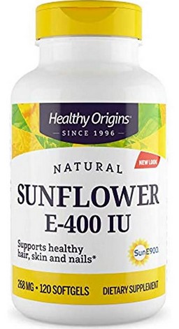 Healthy Origins Vitamin E-400 IU (Sunflower) SunE900 120 SOFTGEL