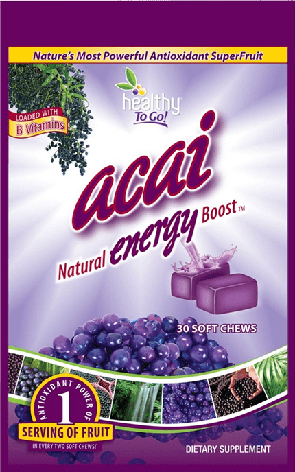 Healthy To Go - Acai Energy Chews 30 CT-UNAVAILABLE