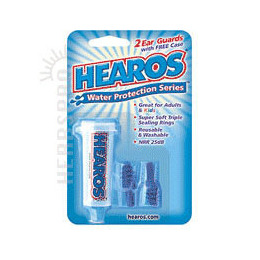 Hearos Hearos Water Protection Ear Filters W/ Case 2 Pc-UNAVAILABLE