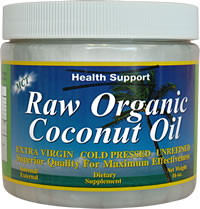 Heath Support - Coconut Oil Raw Ea 1/15.3 oz