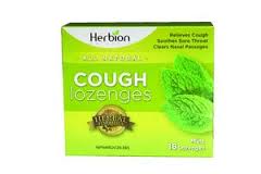 Herbion Cough Drops Mint 18 lozenge