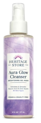 Heritage Store Aura Glow Cleanser  6 oz