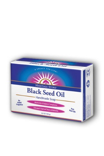 Heritage Store Black Seed Oil Soap Fragrance Free 3.5 oz