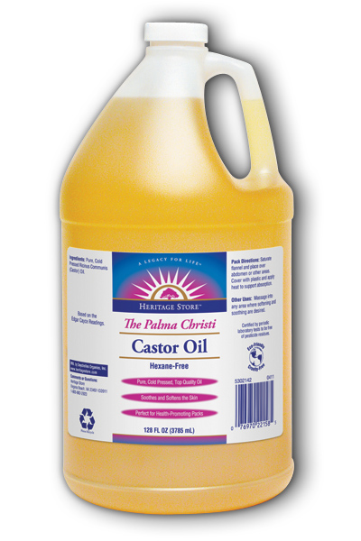 Heritage Store Castor Oil Fragrance Free 1 gal