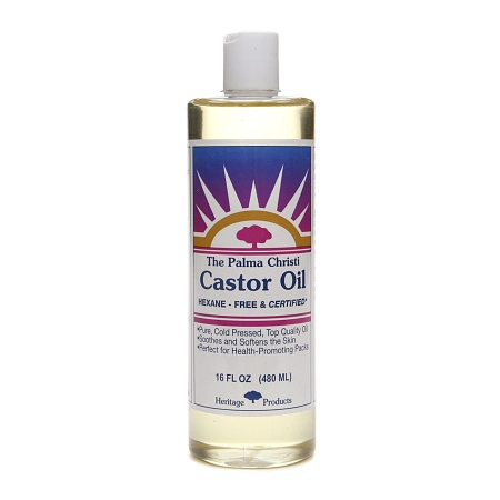 Heritage Store Castor Oil Fragrance Free 16 oz