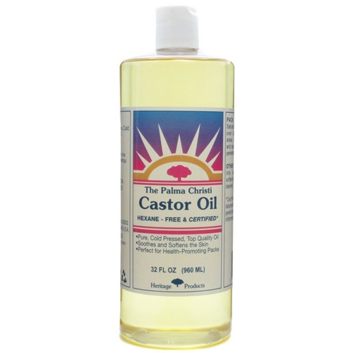 Heritage Store Castor Oil Fragrance Free 32 oz