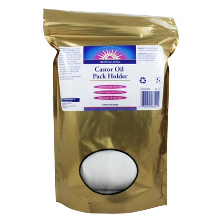 Heritage Store Castor Oil Pack Holder 20' 'x12' ' Fragrance Free 1 ea
