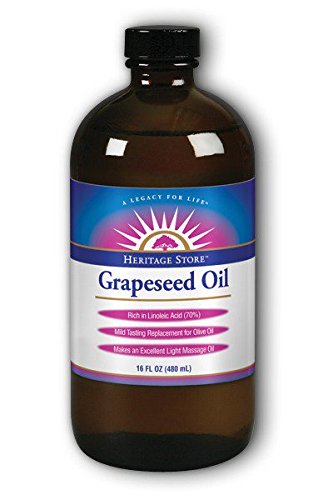 Heritage Store Grapeseed Oil Fragrance Free 16 oz