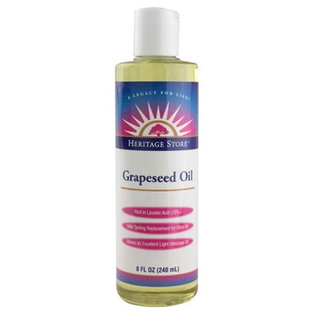 Heritage Store Grapeseed Oil Fragrance Free 8 oz
