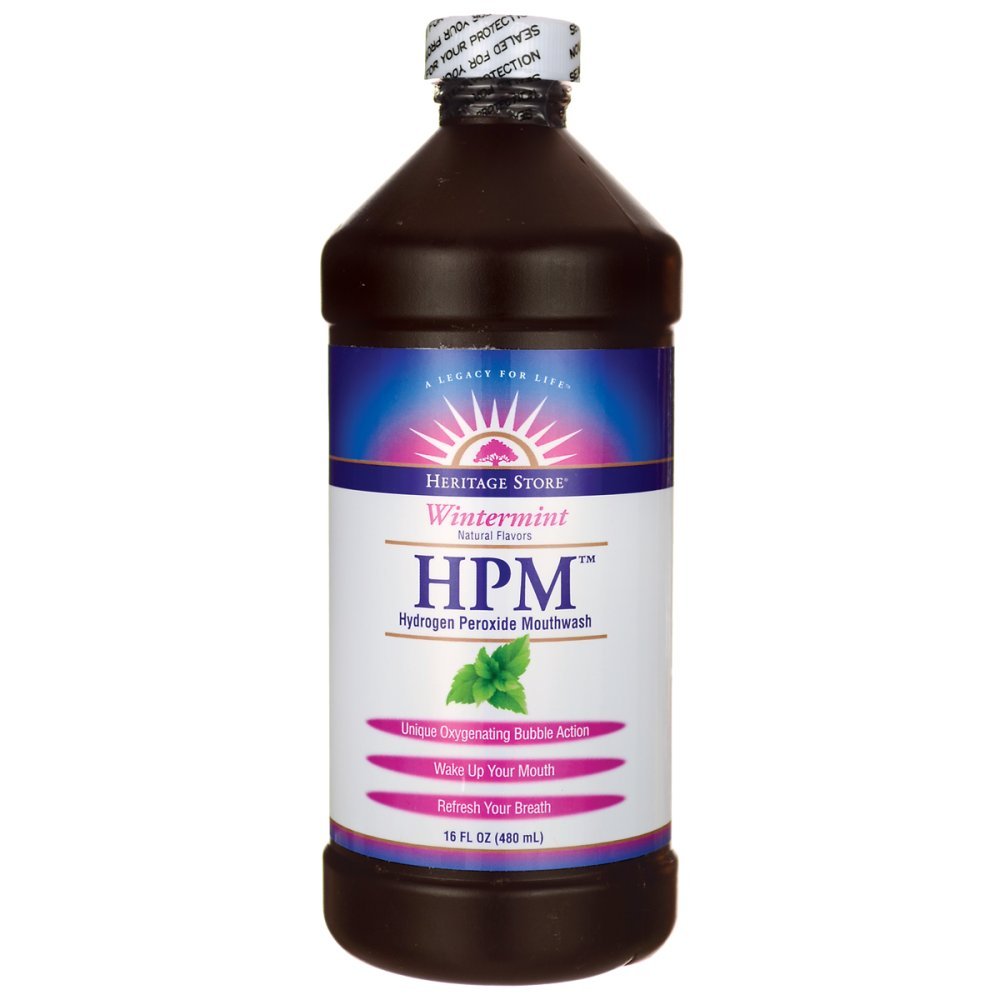 Heritage Store Hydrogen Peroxide Mouthwash Cinnamon Clove 16 oz-OUT OF STOCK
