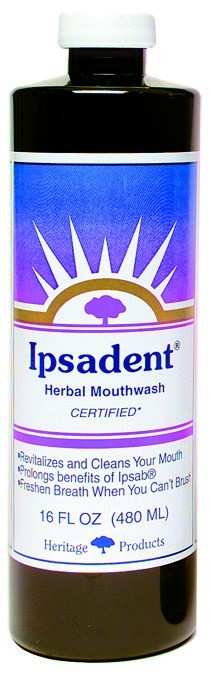 Heritage Store Ipsadent Mouthwash Cinnamon Clove 16 oz-OUT OF STOCK
